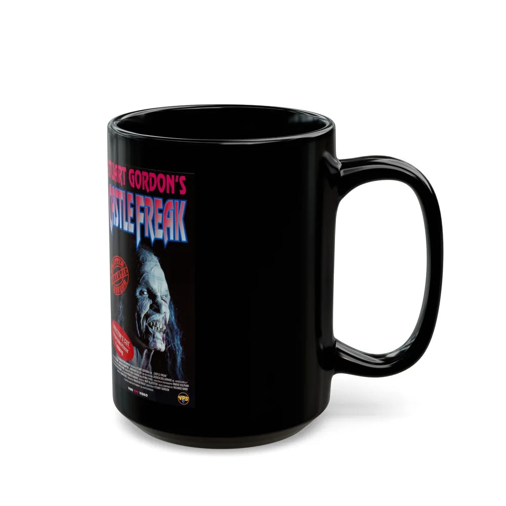 CASTLE FREAK (VHS COVER) - Black Coffee Mug-Go Mug Yourself