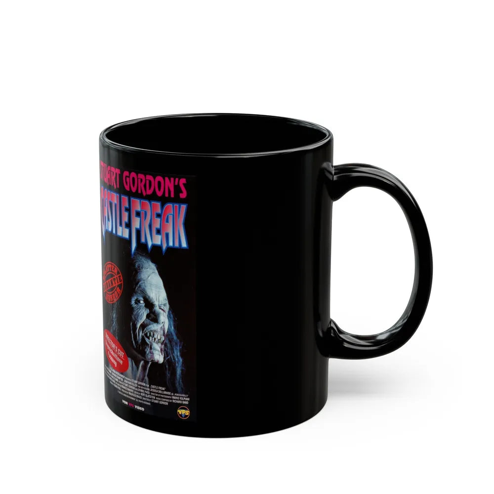 CASTLE FREAK (VHS COVER) - Black Coffee Mug-Go Mug Yourself