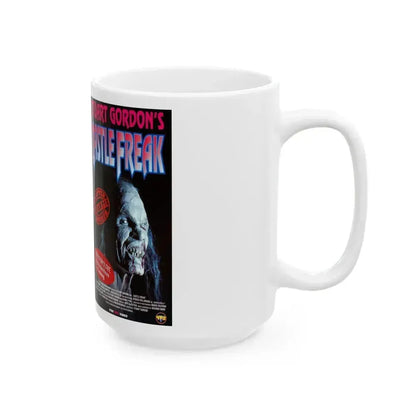 CASTLE FREAK (VHS COVER) - White Coffee Mug - Go Mug Yourself