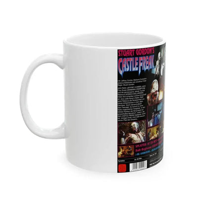 CASTLE FREAK (VHS COVER) - White Coffee Mug - Go Mug Yourself