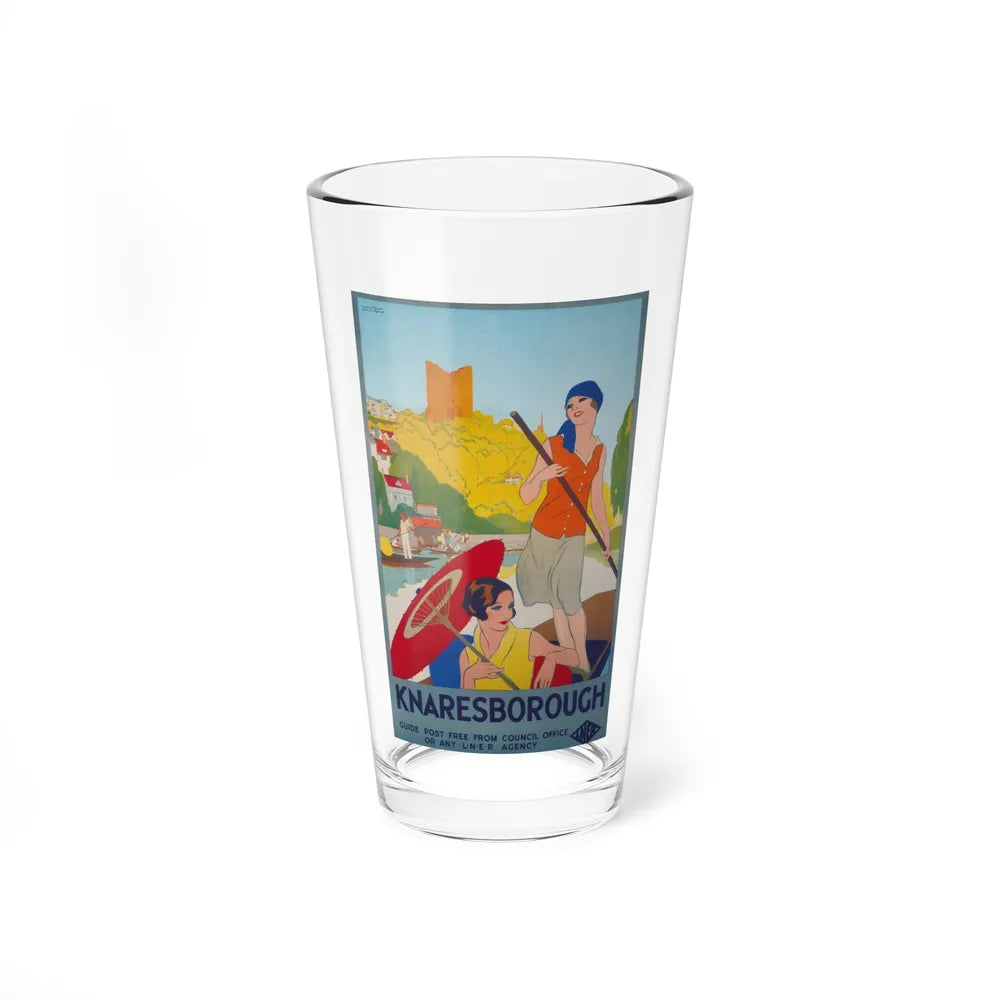 Castle In The Air (Magazine Illustration) Pint Glass 16oz-16oz-Go Mug Yourself