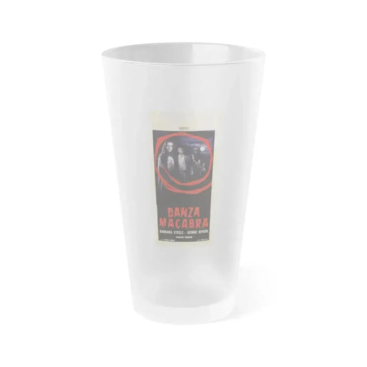 CASTLE OF BLOOD (ITALIAN) 1964 Movie Poster - Frosted Pint Glass 16oz 16oz Frosted - Go Mug Yourself
