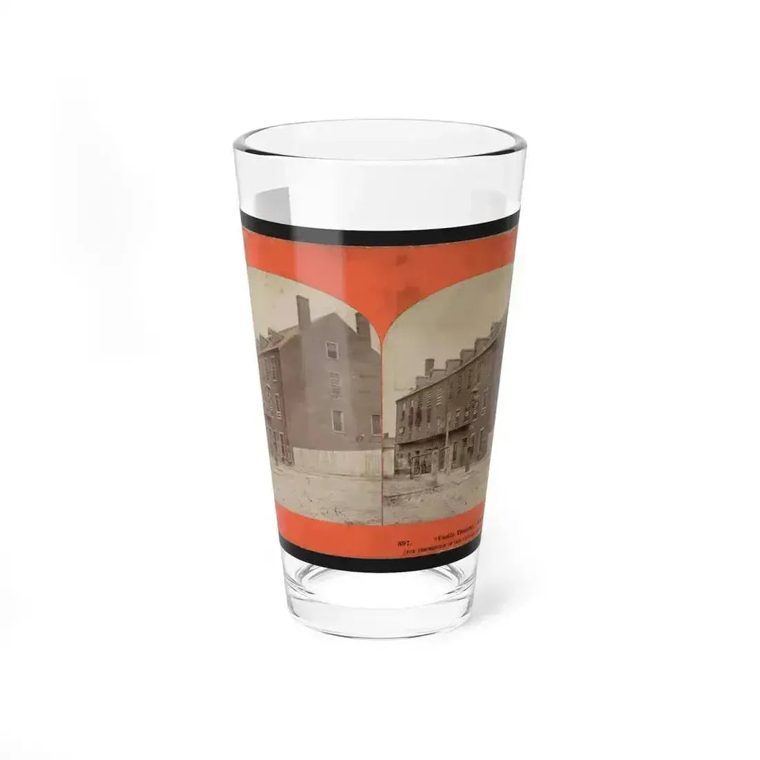 Castle Thunder,  Richmond, Va. (U.S. Civil War) Pint Glass 16oz 16oz - Go Mug Yourself