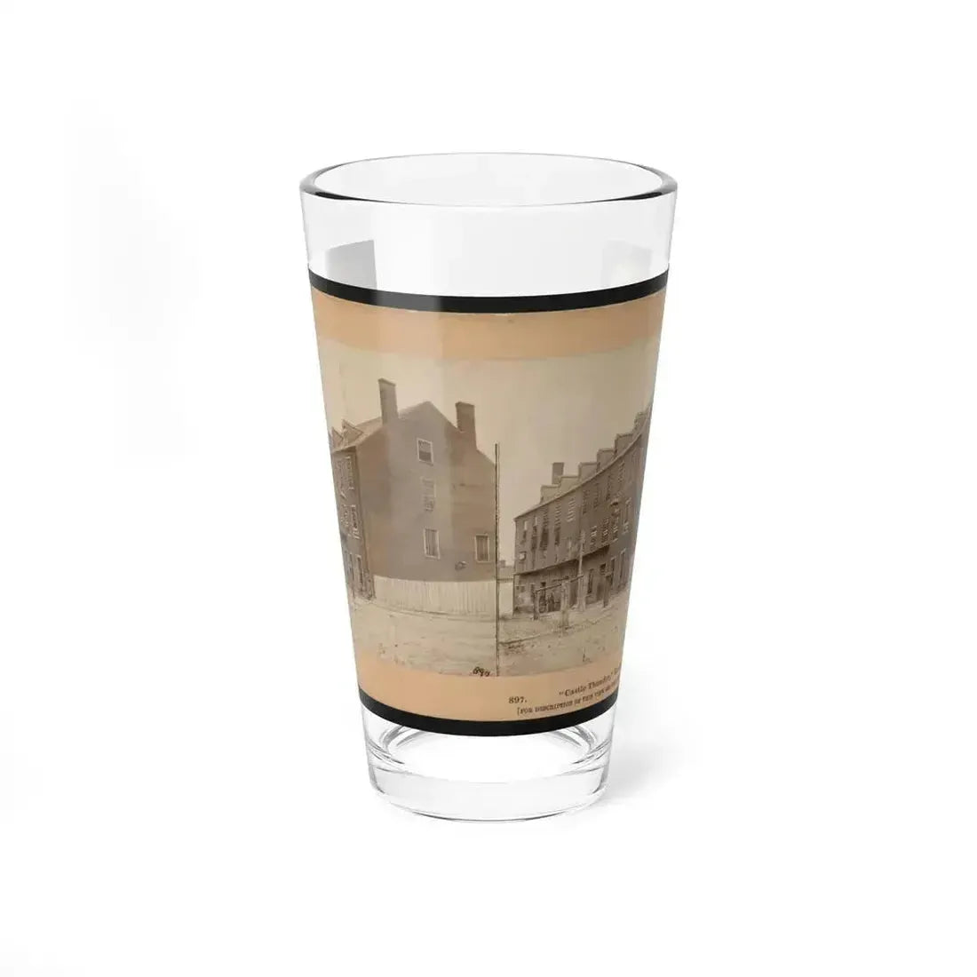 Castle Thunder , Richmond, Va. (U.S. Civil War) Pint Glass 16oz 16oz - Go Mug Yourself