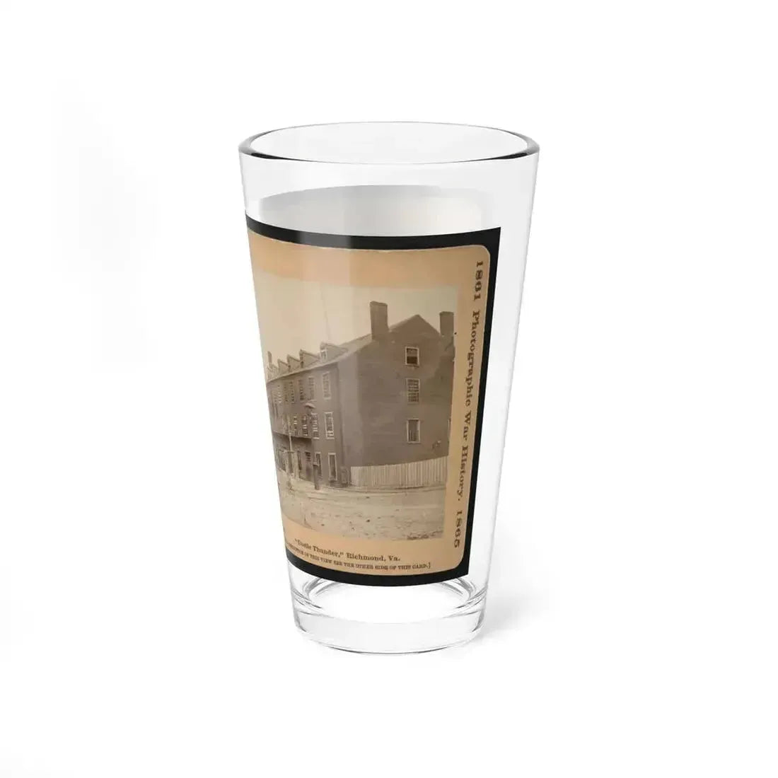 Castle Thunder , Richmond, Va. (U.S. Civil War) Pint Glass 16oz - Go Mug Yourself