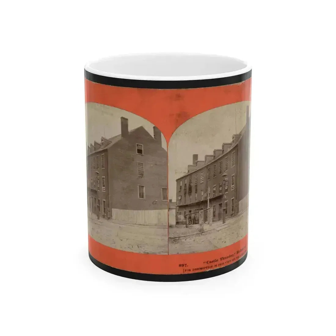 Castle Thunder,  Richmond, Va. (U.S. Civil War) White Coffee Mug 11oz - Go Mug Yourself