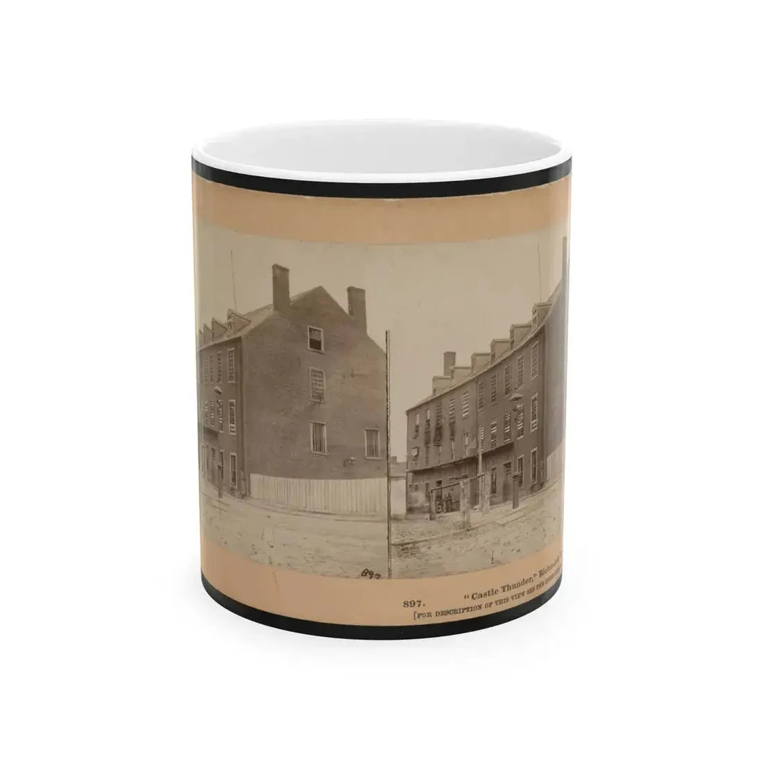 Castle Thunder , Richmond, Va. (U.S. Civil War) White Coffee Mug 11oz - Go Mug Yourself