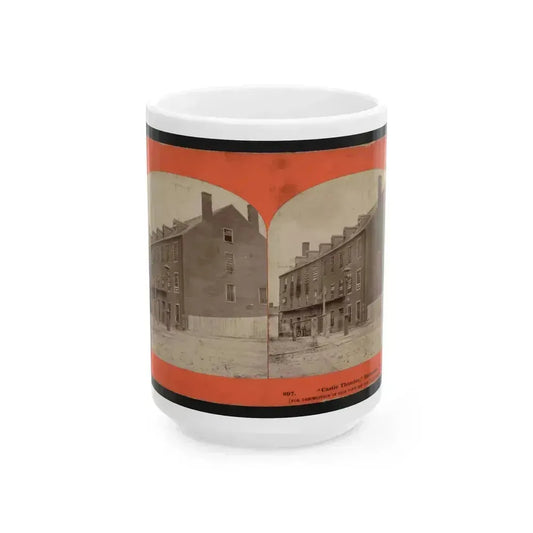 Castle Thunder,  Richmond, Va. (U.S. Civil War) White Coffee Mug 15oz - Go Mug Yourself