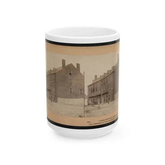 Castle Thunder , Richmond, Va. (U.S. Civil War) White Coffee Mug 15oz - Go Mug Yourself