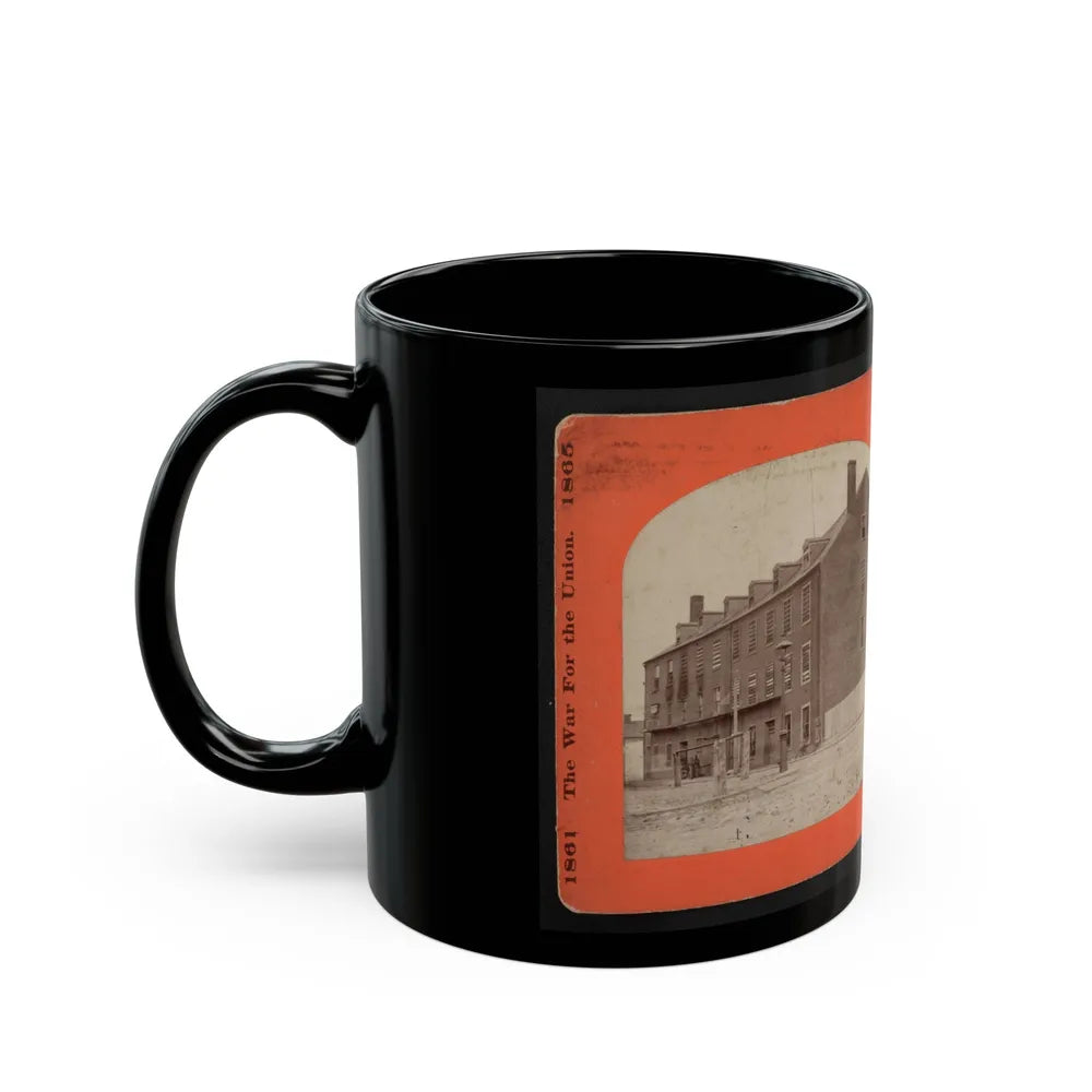 Castle Thunder, Richmond, Va. (U.S. Civil War) Black Coffee Mug-Go Mug Yourself