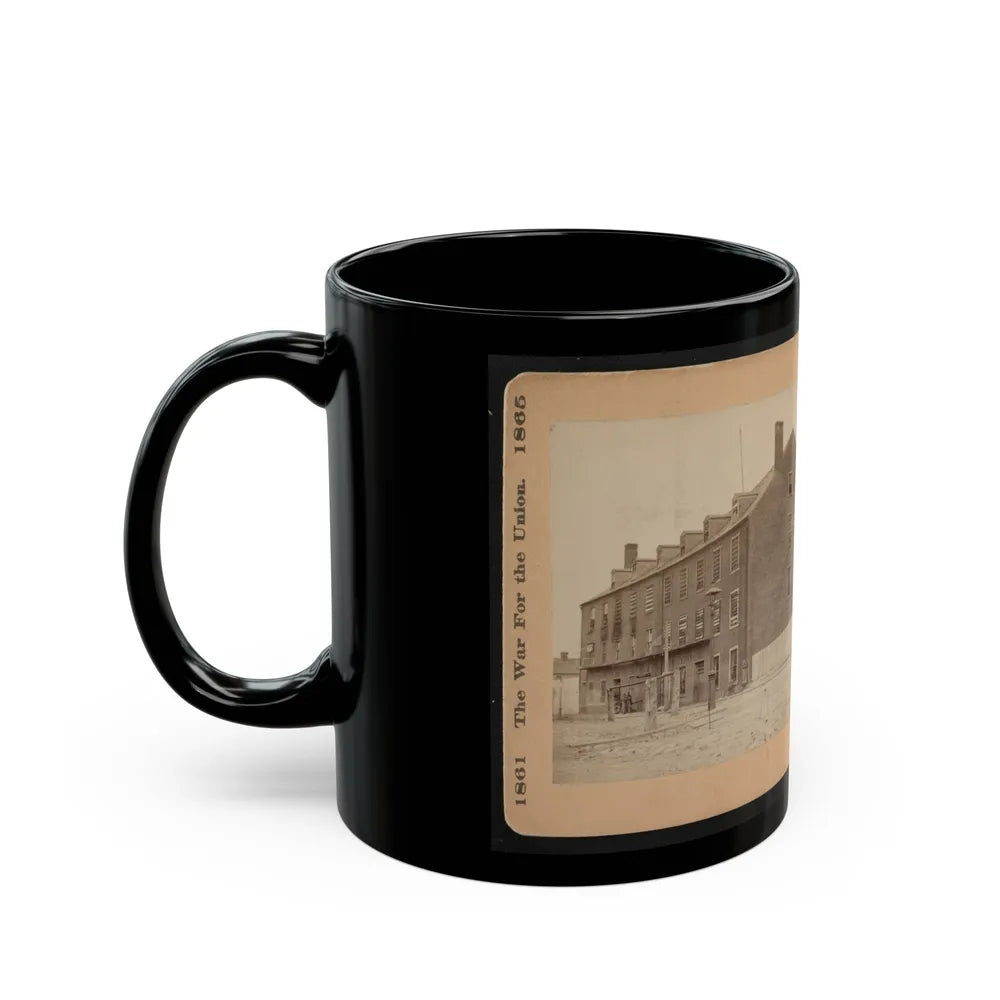 Castle Thunder , Richmond, Va. (U.S. Civil War) Black Coffee Mug-Go Mug Yourself