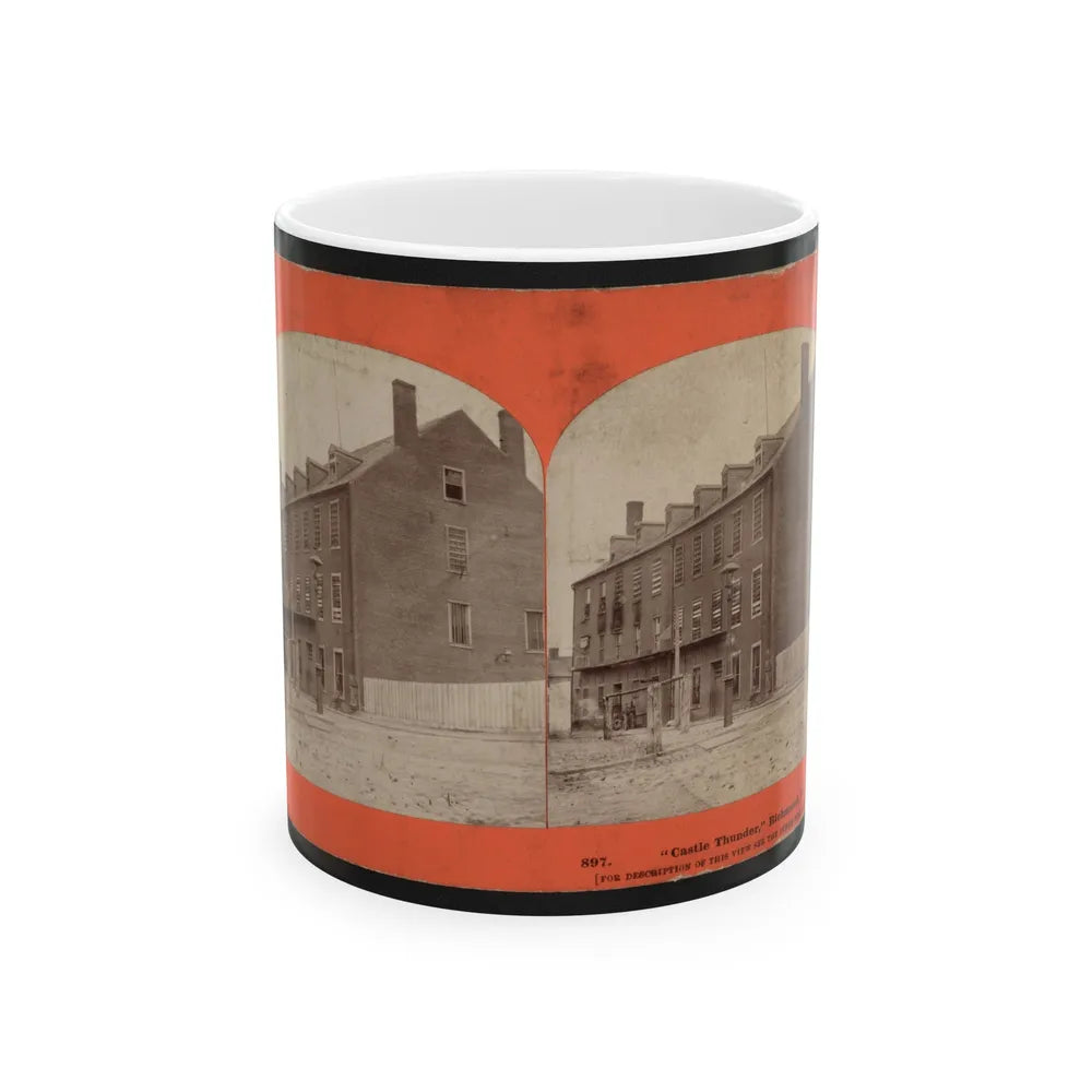 Castle Thunder, Richmond, Va. (U.S. Civil War) White Coffee Mug-11oz-Go Mug Yourself