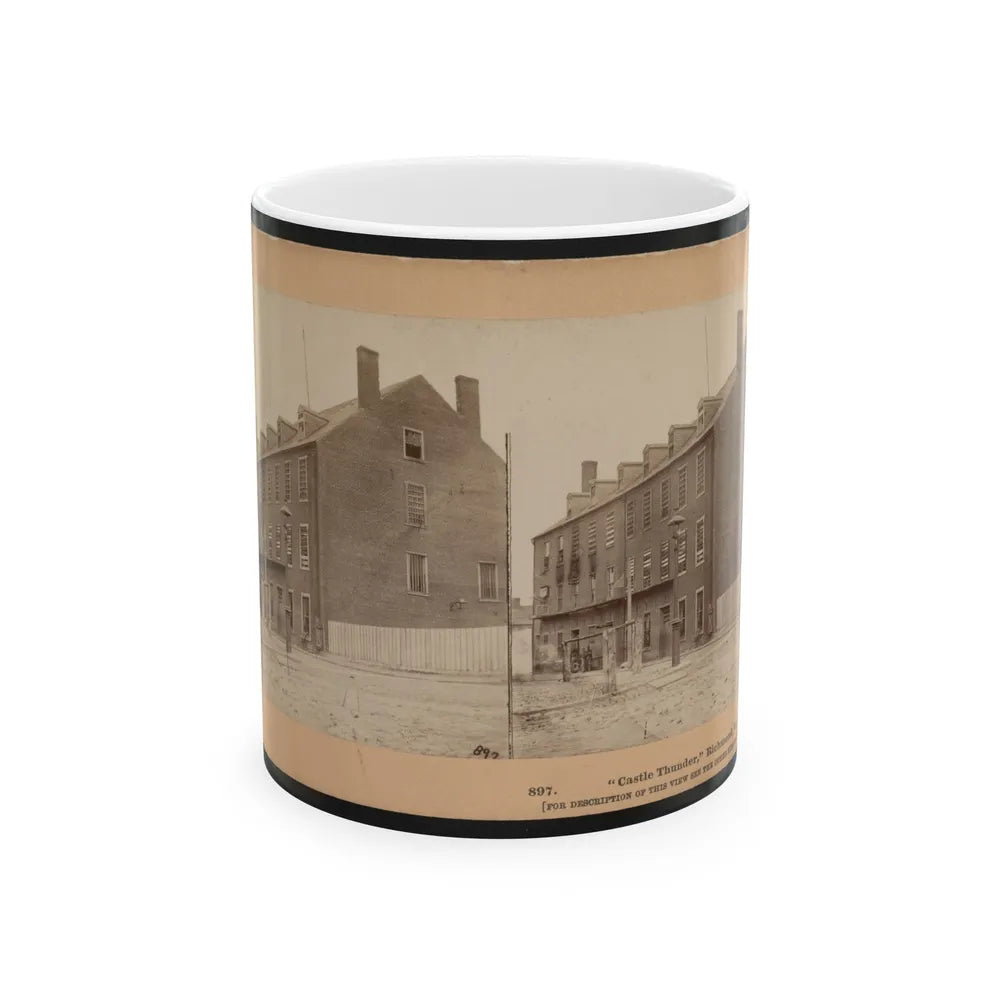 Castle Thunder , Richmond, Va. (U.S. Civil War) White Coffee Mug-11oz-Go Mug Yourself