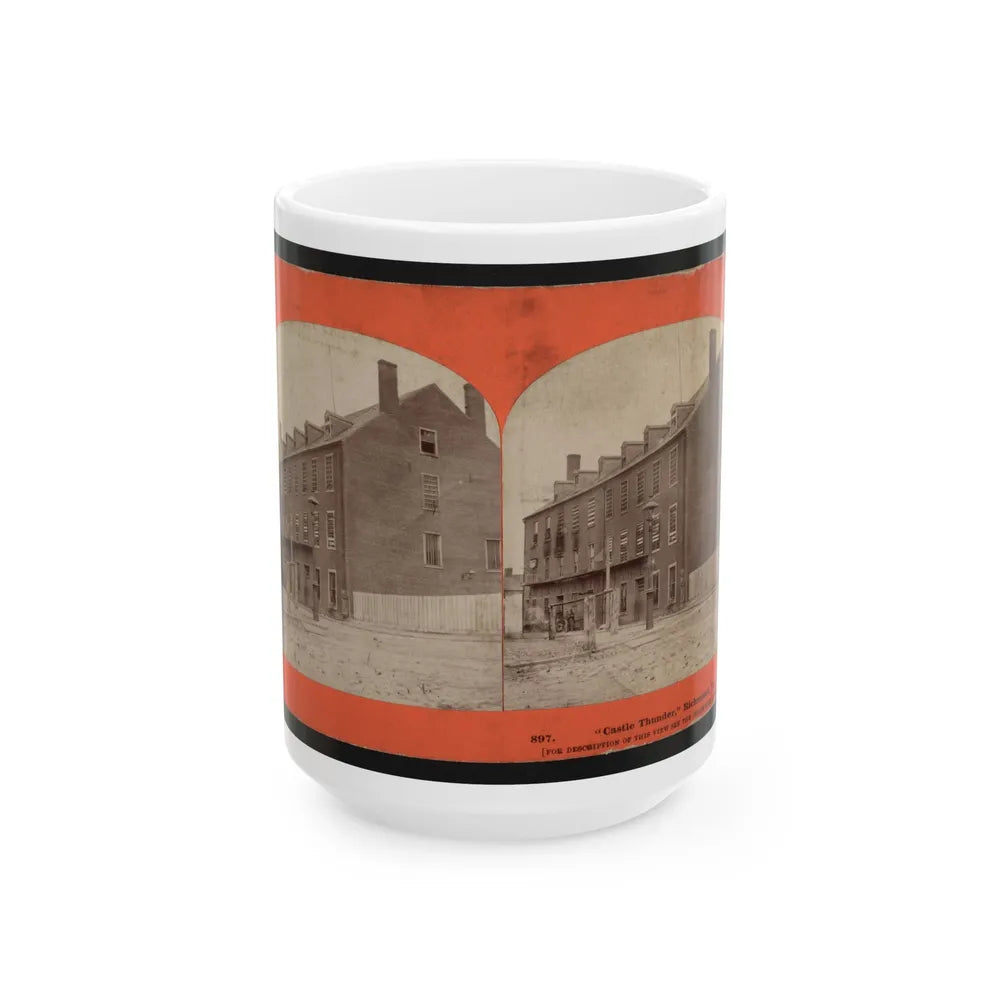 Castle Thunder, Richmond, Va. (U.S. Civil War) White Coffee Mug-15oz-Go Mug Yourself