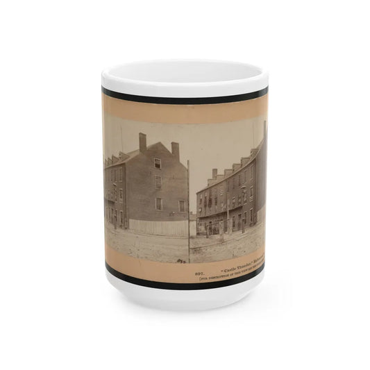 Castle Thunder , Richmond, Va. (U.S. Civil War) White Coffee Mug-15oz-Go Mug Yourself