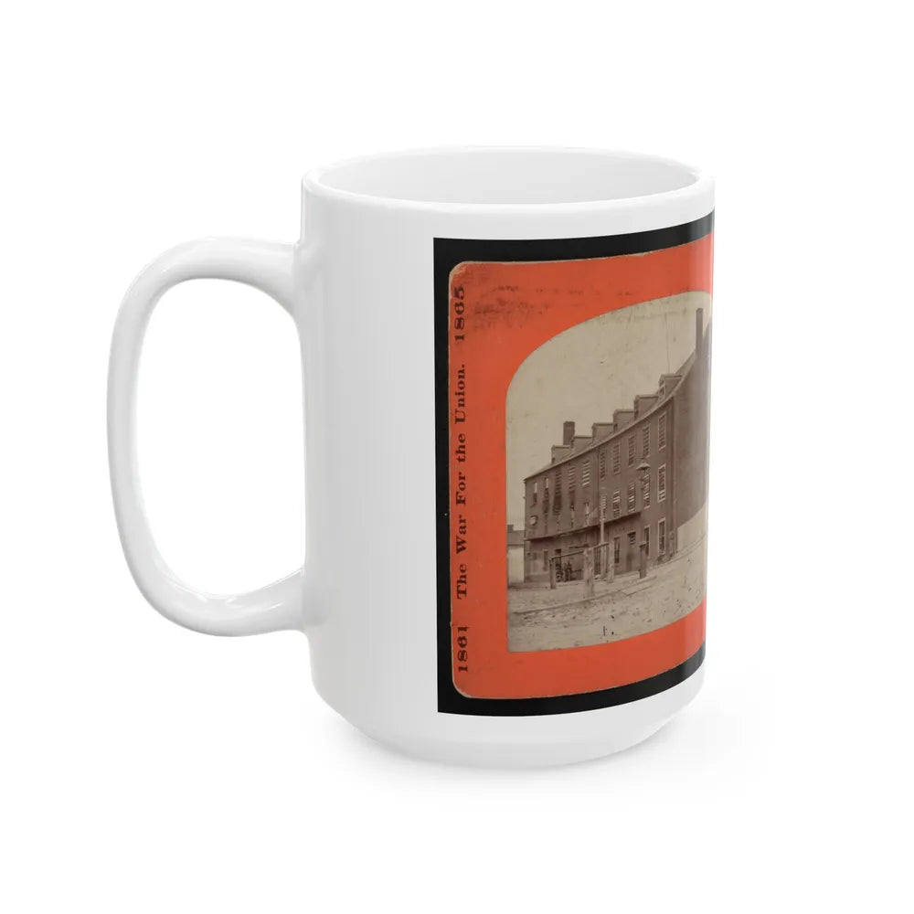 Castle Thunder, Richmond, Va. (U.S. Civil War) White Coffee Mug-Go Mug Yourself