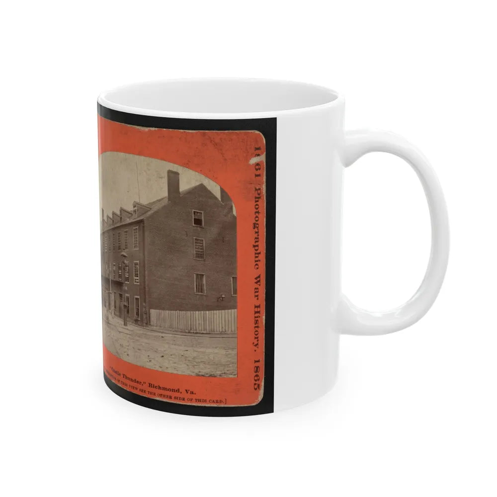 Castle Thunder, Richmond, Va. (U.S. Civil War) White Coffee Mug-Go Mug Yourself