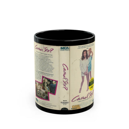 CASUAL SEX (VHS COVER) - Black Coffee Mug-11oz-Go Mug Yourself