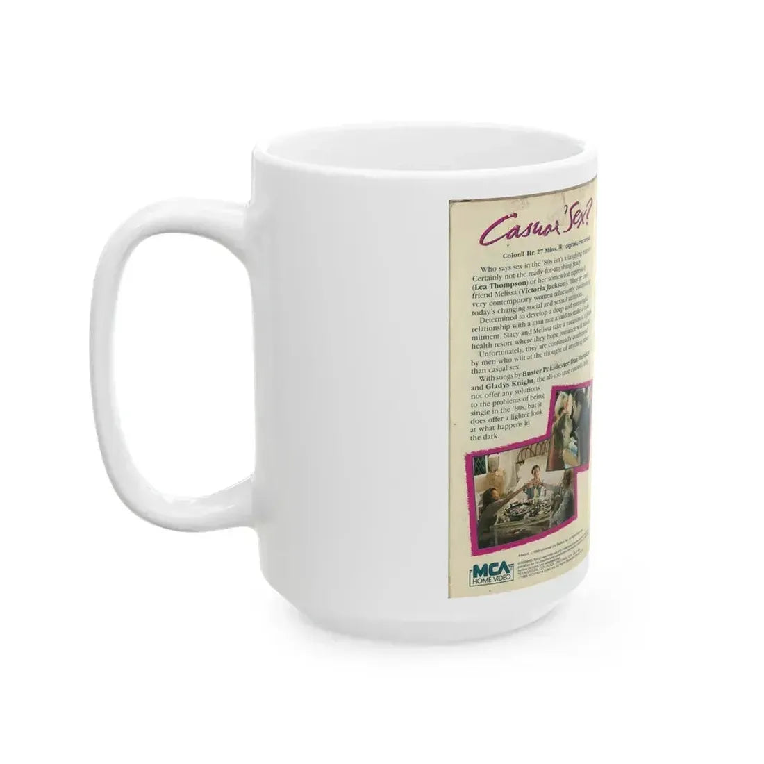 CASUAL SEX (VHS COVER) - White Coffee Mug - Go Mug Yourself