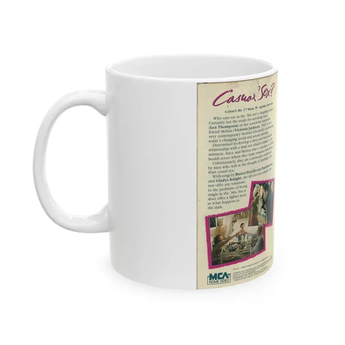 CASUAL SEX (VHS COVER) - White Coffee Mug - Go Mug Yourself