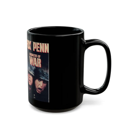 CASUALTIES OF WAR (VHS COVER) - Black Coffee Mug-Go Mug Yourself