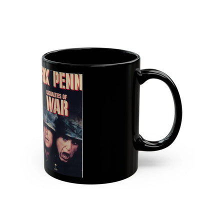 CASUALTIES OF WAR (VHS COVER) - Black Coffee Mug-Go Mug Yourself