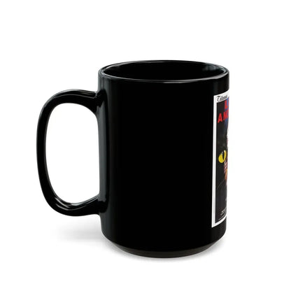 CAT O'NINE TAILS 1971 Movie Poster - Black Coffee Mug - Go Mug Yourself