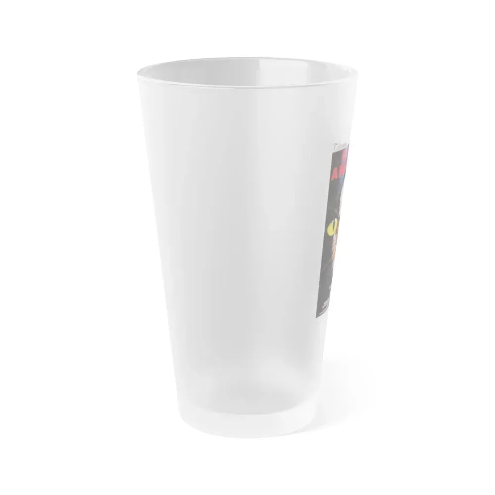 CAT O'NINE TAILS 1971 Movie Poster - Frosted Pint Glass 16oz - Go Mug Yourself
