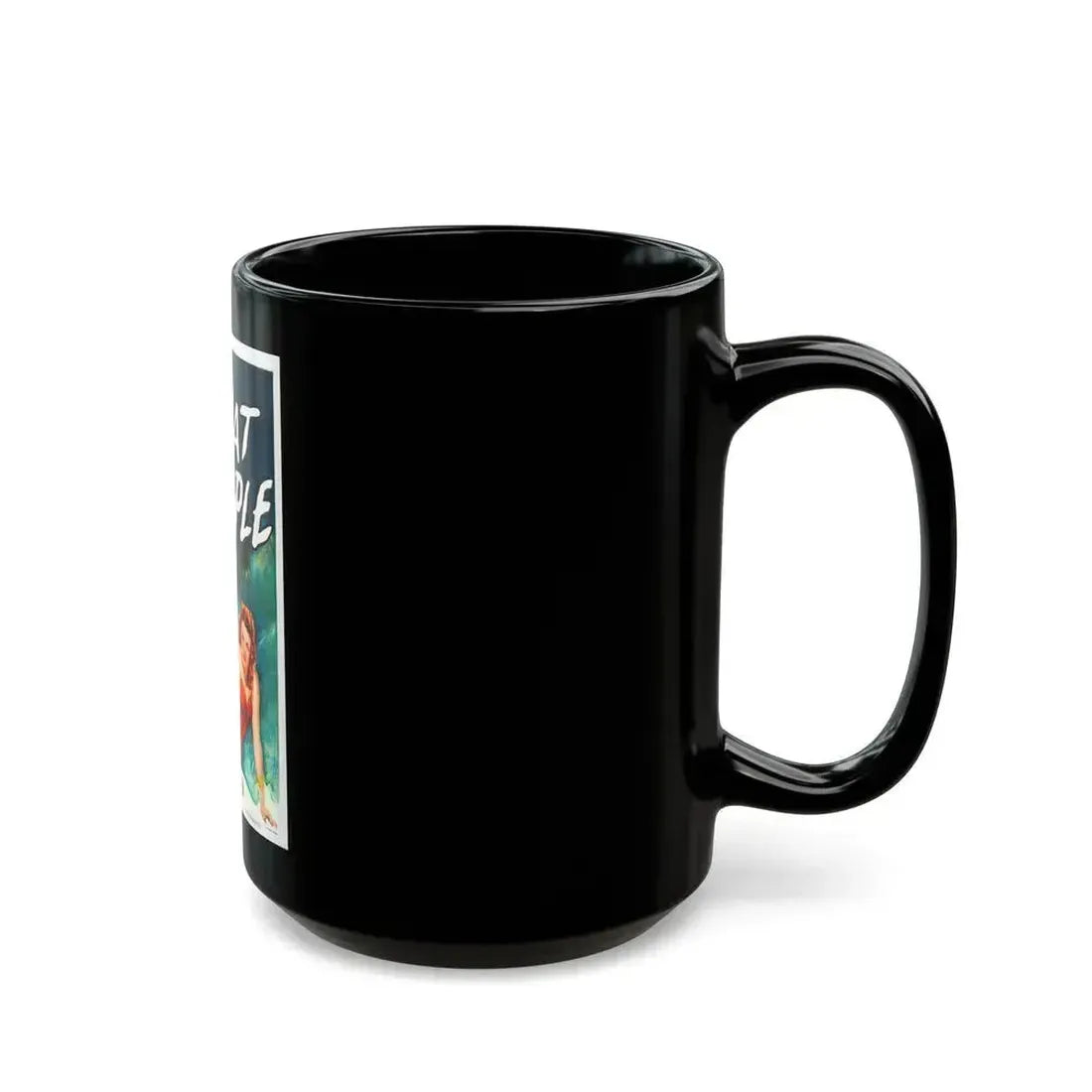 CAT PEOPLE 1942 Movie Poster - Black Coffee Mug - Go Mug Yourself