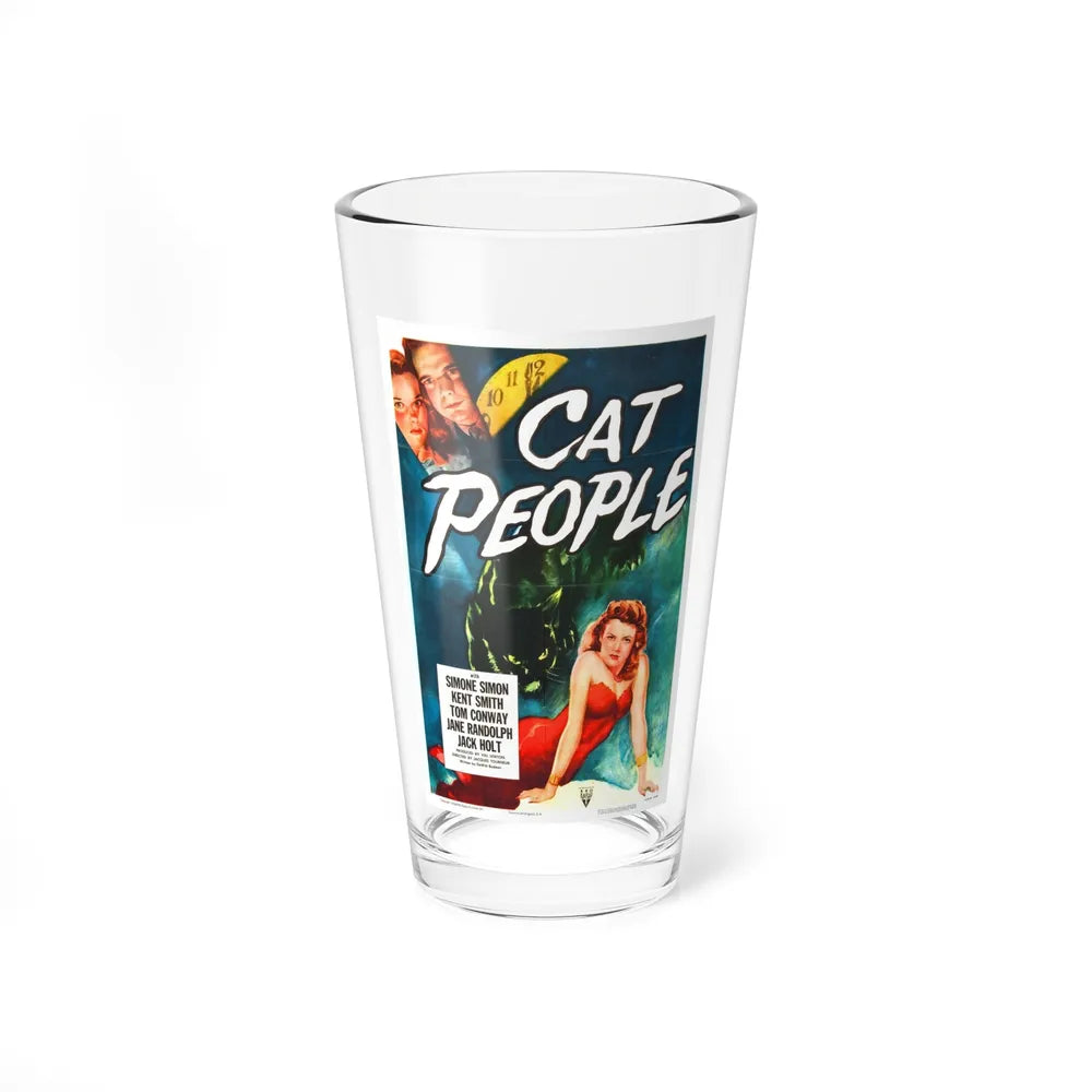 CAT PEOPLE 1942 Movie Poster - Pint Glass 16oz-16oz-Go Mug Yourself