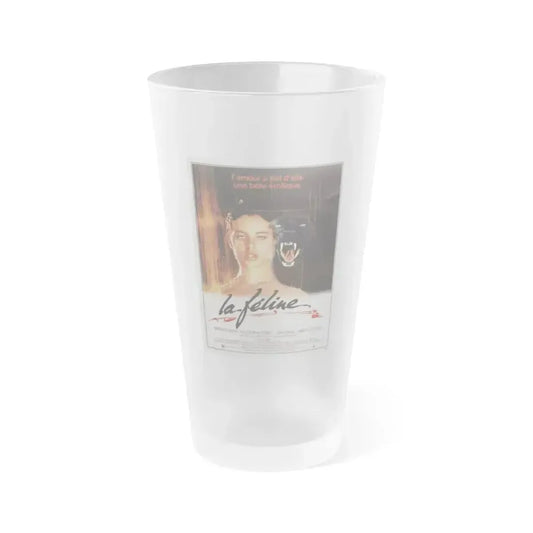 CAT PEOPLE (FRENCH) 1942 Movie Poster - Frosted Pint Glass 16oz 16oz Frosted - Go Mug Yourself