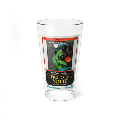 CAT PEOPLE (ITALIAN) 1942 Movie Poster - Pint Glass 16oz-16oz-Go Mug Yourself