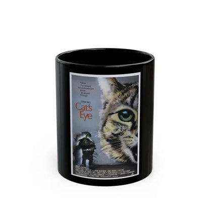 CAT'S EYE 1985 Movie Poster - Black Coffee Mug 11oz - Go Mug Yourself