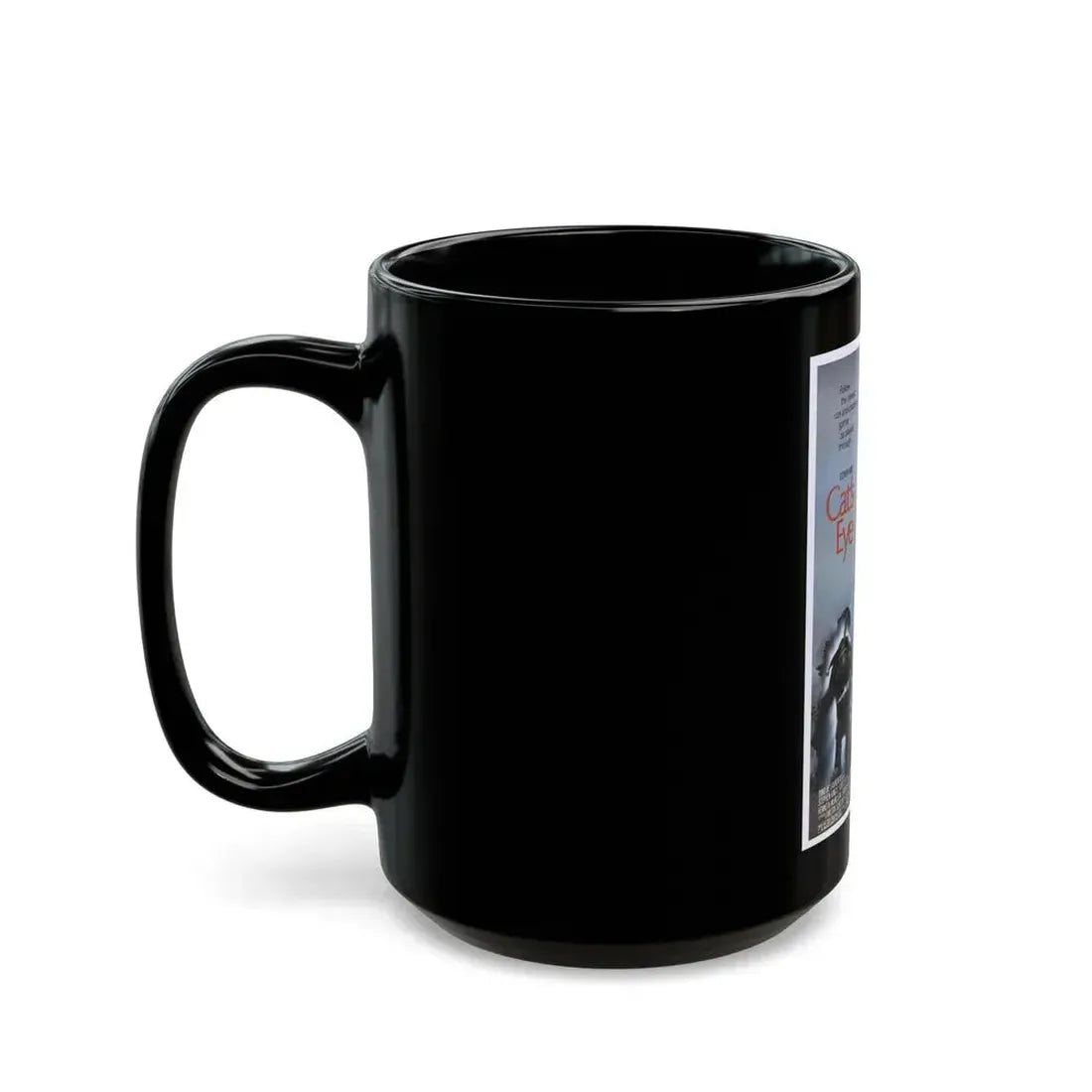 CAT'S EYE 1985 Movie Poster - Black Coffee Mug - Go Mug Yourself
