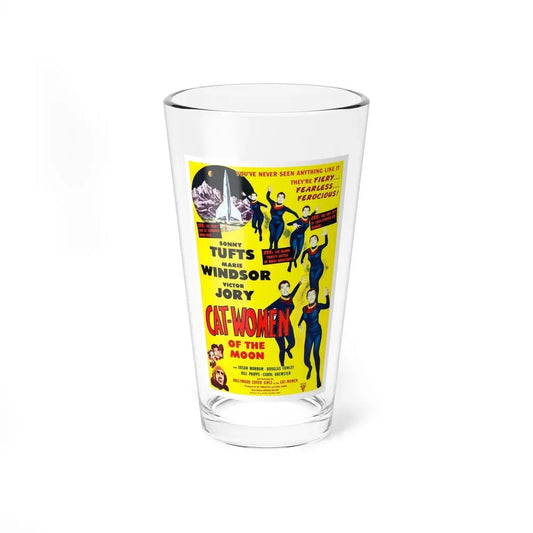 CAT-WOMEN OF THE MOON 1953 Movie Poster - Pint Glass 16oz 16oz - Go Mug Yourself