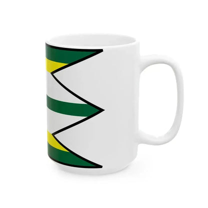 Cata Levice Flag (Slovakia) White Coffee Mug - Go Mug Yourself