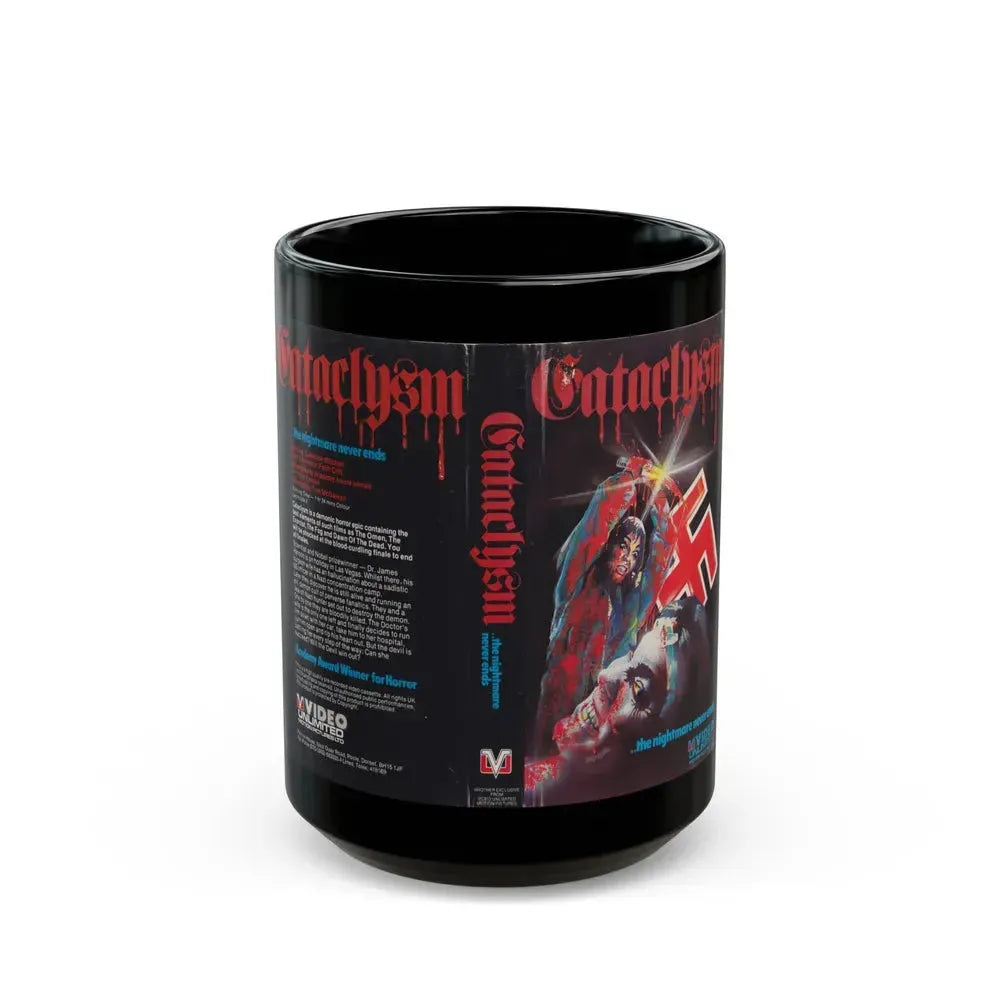 CATACLYSM NAZIPLOIATION (VHS COVER) - Black Coffee Mug 15oz - Go Mug Yourself
