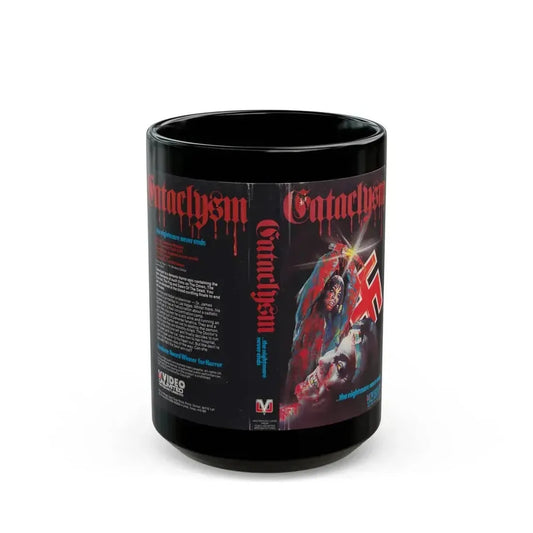 CATACLYSM NAZIPLOIATION (VHS COVER) - Black Coffee Mug 15oz - Go Mug Yourself
