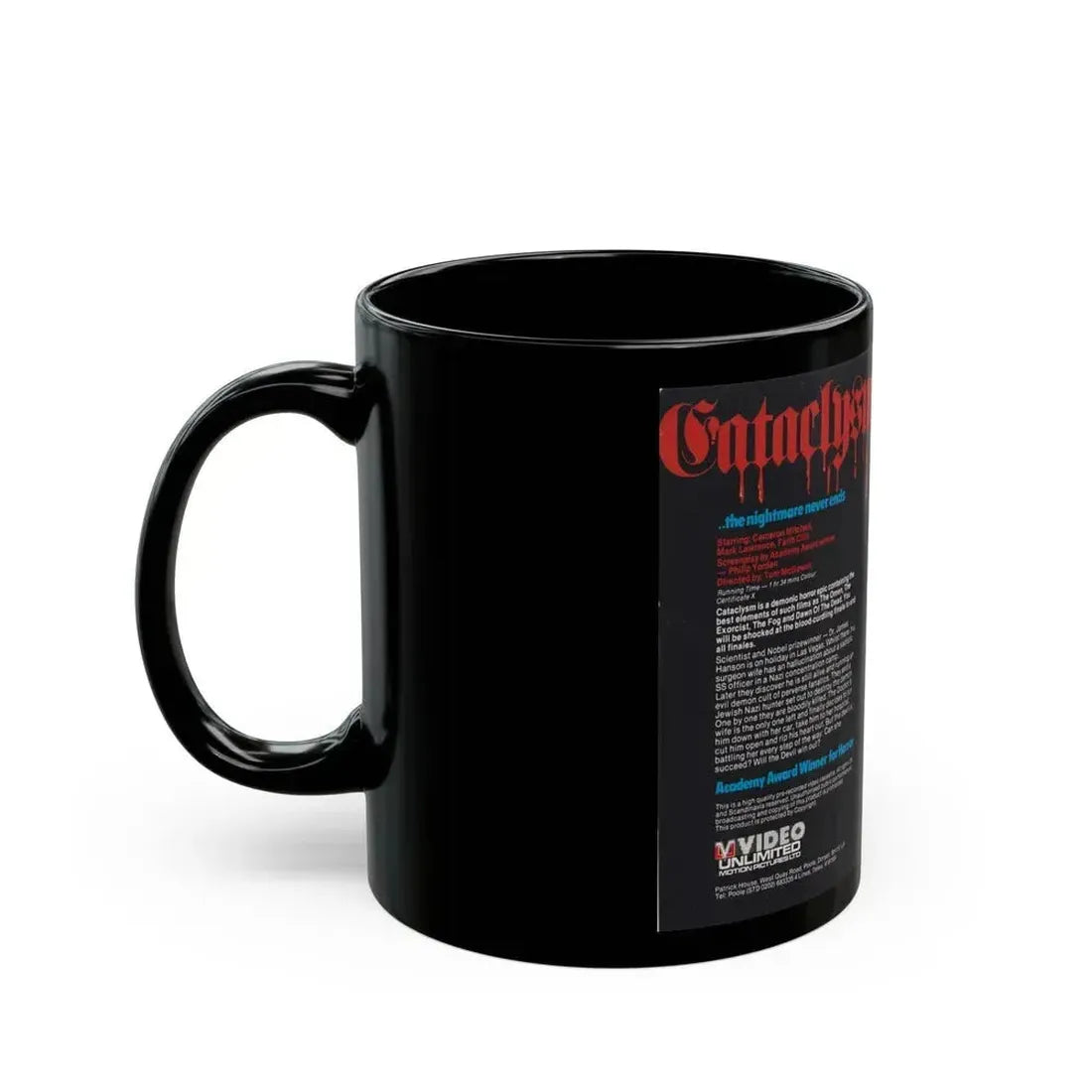 CATACLYSM NAZIPLOIATION (VHS COVER) - Black Coffee Mug - Go Mug Yourself