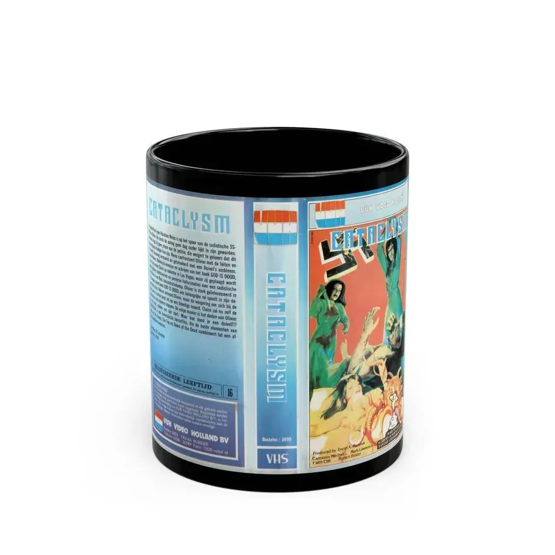 CATACLYSM (VHS COVER) - Black Coffee Mug 11oz - Go Mug Yourself