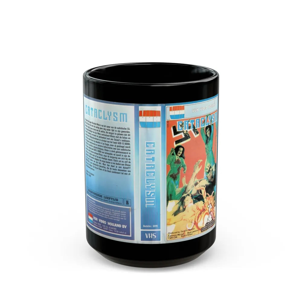 CATACLYSM (VHS COVER) - Black Coffee Mug-15oz-Go Mug Yourself