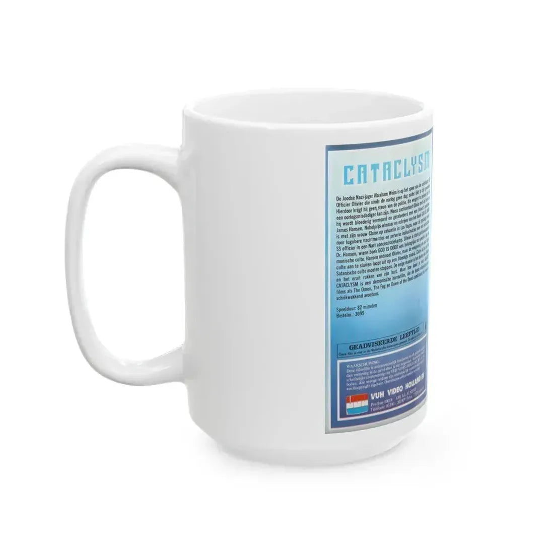 CATACLYSM (VHS COVER) - White Coffee Mug - Go Mug Yourself
