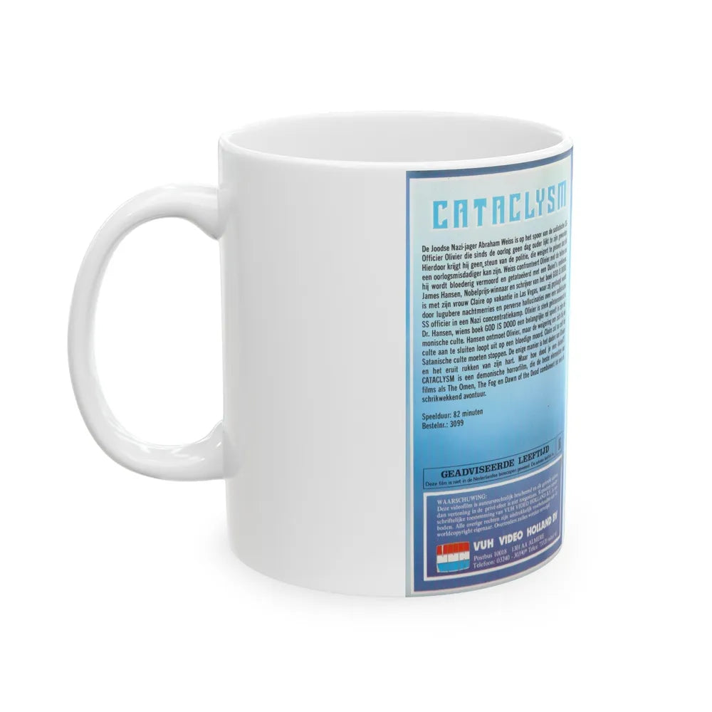 CATACLYSM (VHS COVER) - White Coffee Mug-Go Mug Yourself