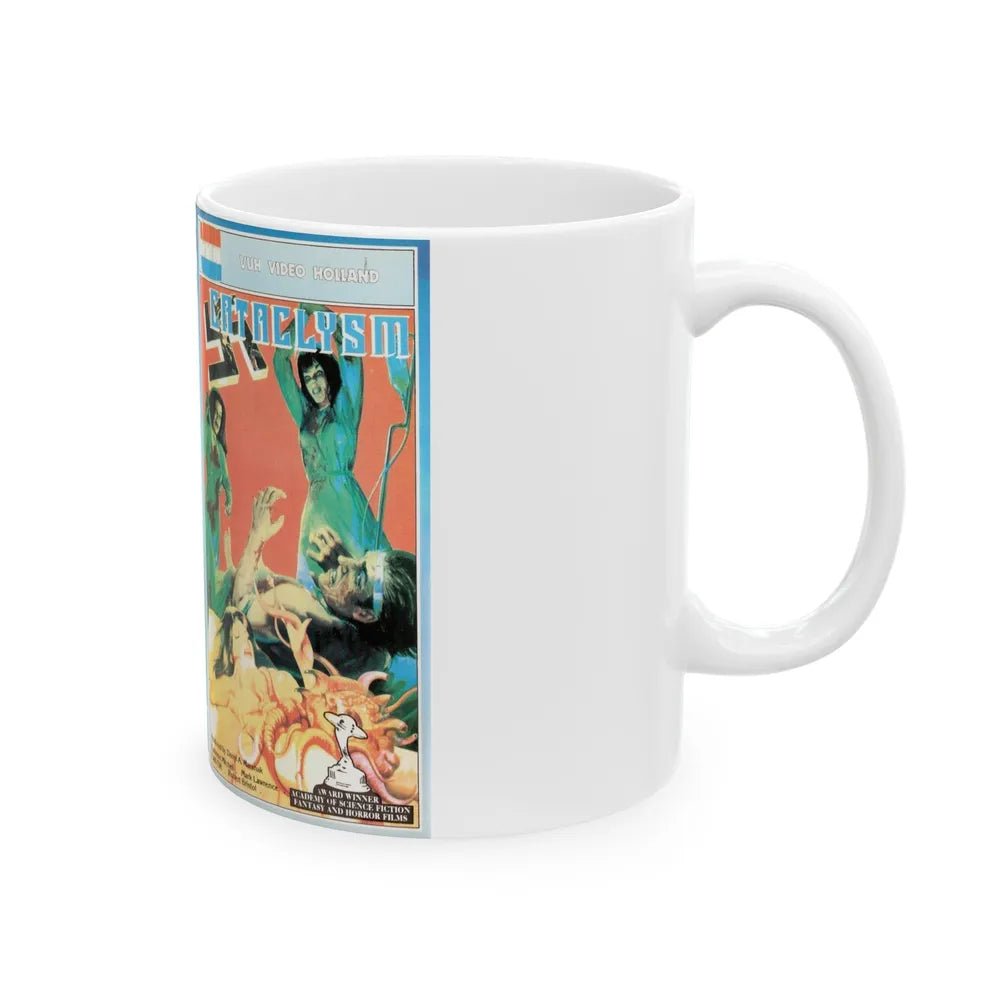 CATACLYSM (VHS COVER) - White Coffee Mug-Go Mug Yourself