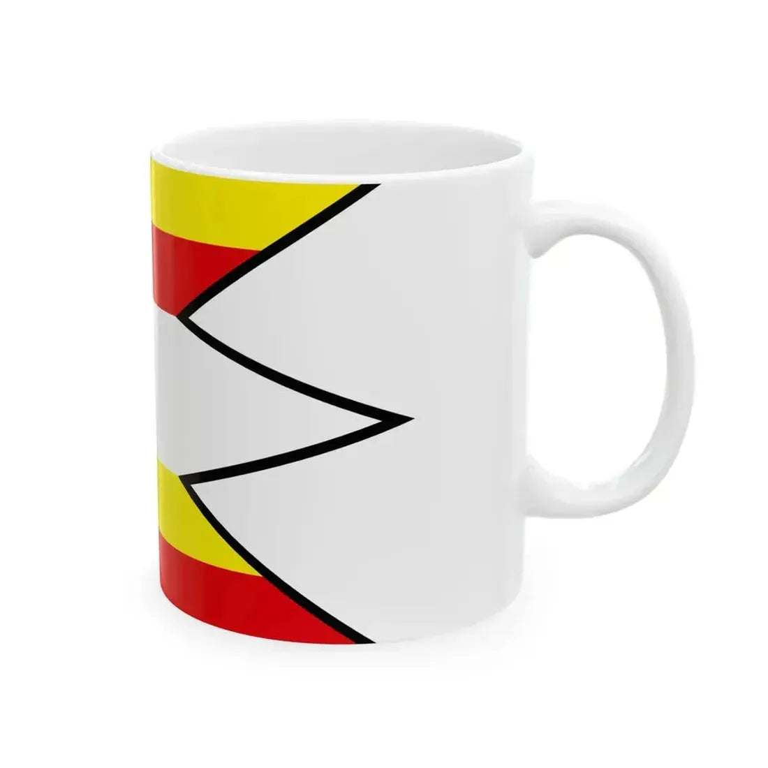 Cataj Senec Flag (Slovakia) White Coffee Mug - Go Mug Yourself