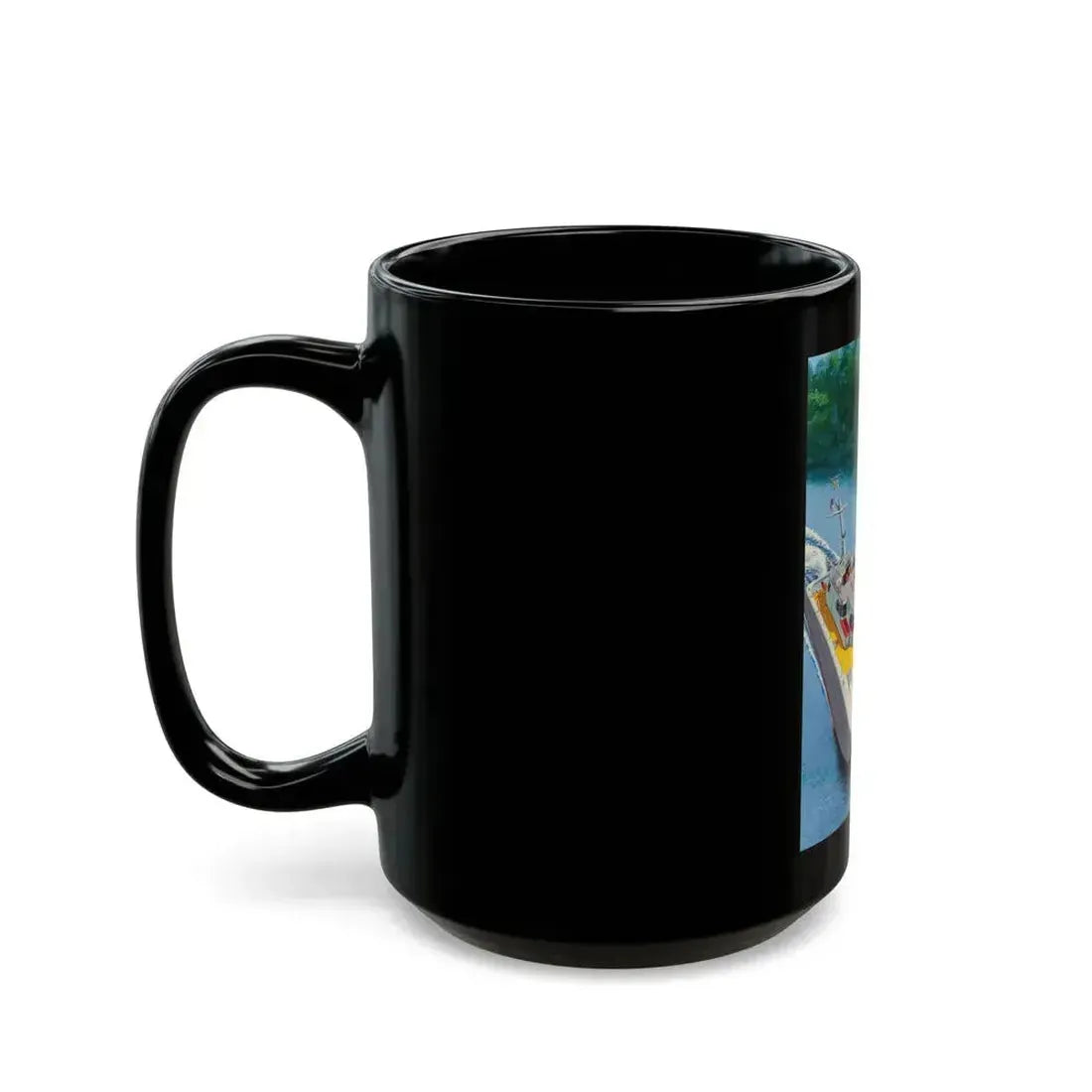 Catamaran Cruiser, Mechanix Illustrated magazine cover, March 1953 - Black Coffee Mug - Go Mug Yourself