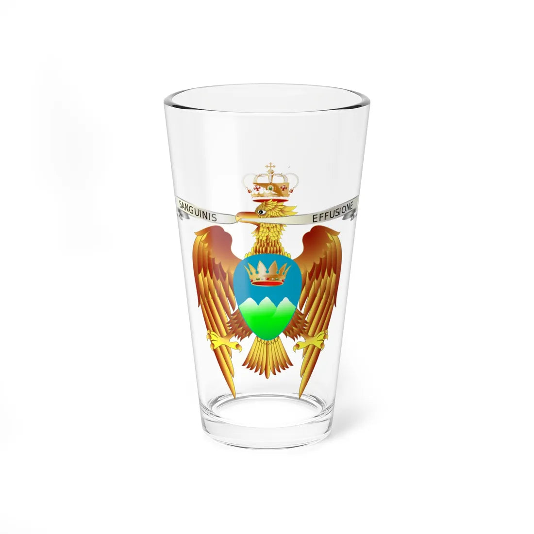 CatanzaroCoA (Italy) (Coat of Arms) Pint Glass 16oz 16oz - Go Mug Yourself