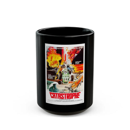 CATASTROPHE 1977 Movie Poster - Black Coffee Mug-15oz-Go Mug Yourself