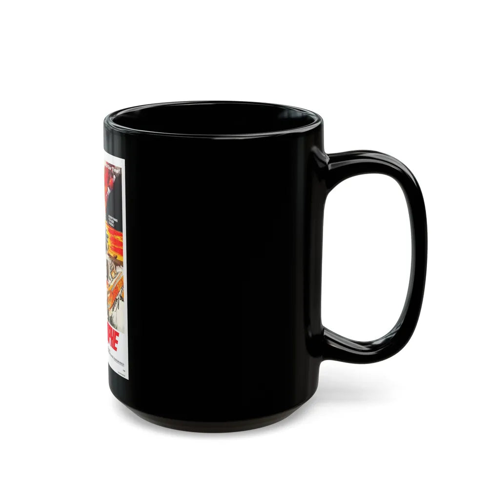 CATASTROPHE 1977 Movie Poster - Black Coffee Mug-Go Mug Yourself