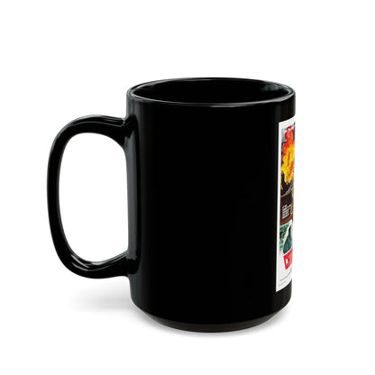 CATASTROPHE 1977 Movie Poster - Black Coffee Mug-Go Mug Yourself